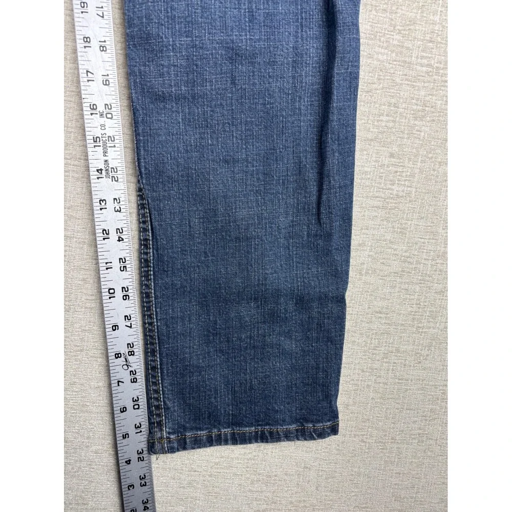 Signature Levi Strauss Men's 36x29 Gold Label Regular Taper Blue Dark Wash Jeans